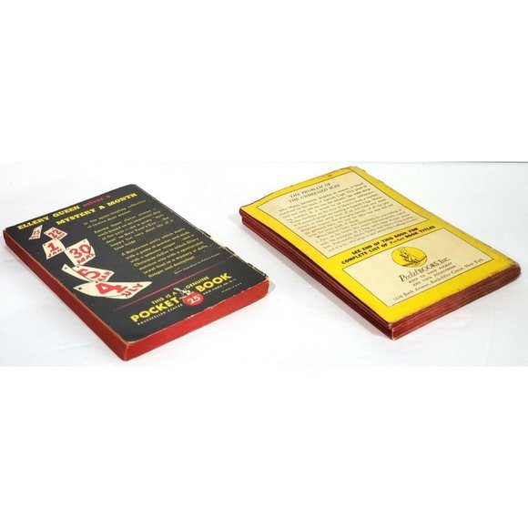 ELLERY QUEEN Pocket Book Spanish Cape Mystery Calendar of Crime Thriller Stories - Picture 5 of 12